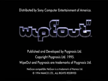 WipEout (JP) screen shot title